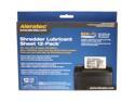 Aleratec 240165 Shredder Lubricant Sheets 12-Pack