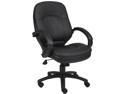 BOSS Office Products  B726-BK  Executive Seating