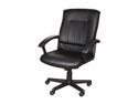 Rosewill Middle Back Leather Manager’s Chair - Black (RFFC-11002)