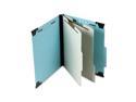 Pendaflex 59252 2" Expansion Pressboard Hanging Folder, Letter, Six-Section, Blue
