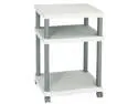 Safco 1860GR Wave Design Printer Stand, 3-Shelf, 20w x 17-1/2d x 29-1/4h, Charcoal Gray