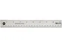 Westcott 10417 Stainless Steel Ruler w/Cork Back and Hang Hole, 18", Silver