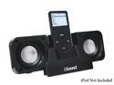 i.Sound i.Sound 2X Plus High Quality Black Portable Speaker System for iPod and iPod nano