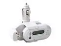 macally Full Channel Auto & Home FM Transmitter/Charger for iPod Model POD-FMTF