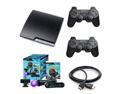 SONY PS3 160GB Bundle w/LittleBigPlanet 2 Move Starter Bundle, 2 Dualshock 3 Controllers, and HDMI cable - Retail