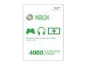 Microsoft Xbox LIVE 4000 Microsoft Points Card