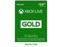 Xbox LIVE 12 Month Gold Membership (Digital Code)