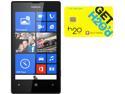 Nokia Lumia 520 RM-915 Black 8GB Windows 8 OS Phone + H2O $30 SIM Card