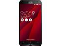 ASUS Zenfone 2 Unlocked Smart phone, 5.5" Red, 32GB Storage 4GB RAM, US Warranty
