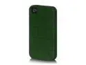 Luxmo Platinum Collection Fusion Series Apple iPhone 4S/4 Army Green PC with Black TPU Turtle Shell Hybrid Case