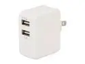 PNY P-P-AC-UF-W01-EF White 3.1 Amp Dual USB  Wall Charger