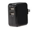 PNY P-P-AC-UF-K01-EF Black 3.1 Amp Dual USB  Wall Charger