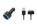 iLuv USB Car Adapter & Cable Combo For iPhone (iAD562)
