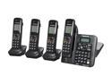 Panasonic KX-TG6644B 1.9 GHz Digital DECT 6.0 4X Handsets Cordless Phones Integrated Answering Machine