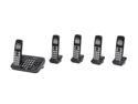 Panasonic KX-TG4745B 1.9 GHz Digital DECT 6.0 5 Handsets Cordless Phones with Answering Machine
