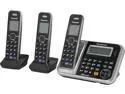 Panasonic KX-TG7873S 1.9 GHz DECT 6.0 3X Handsets Link2Cell Bluetooth Cellular Convergence Solution with 3 Handsets Integrated Answering Machine