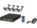 Rosewill RSVA-11001 8 channel + 4 Sony 1/4" CCD 21 IR LED Bullet Cameras, H.264 High performance DVR, Remote Monitoring/Real time record DVR Kit (HD Sold Separately)