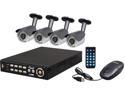 Rosewill RSVA-12001 8 channel + 4 x 1/4" CMOS, 21 IR LED,  IR Cut filter Bullet Cameras, H.264 High performance DVR, Remote Monitoring/Real time record DVR Kit (HD Sold Separately)