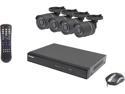 LaView LV- KD1884Y Complete 8 Channel 960H Security DVR System w/ Easy DIY Four 700TVL Infrared Surveillance Cameras (No HDD)