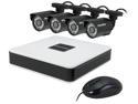 LaView LV-KD5184B Cube Series 8 CH Security DVR Cloud System w/ Easy DIY Four 600TVL Infrared Surveillance Cameras (No HDD)