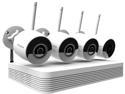 LaView Wi-Fi Wireless 1080P IP Camera Security System, 4-channel H.265 NVR w/ 1080P Output, 4 x 1080P Bullet Full HD In / Outdoor IP Cameras (No HDD Included, Sold Separately)