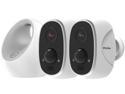 LaView ONE Link - HD 1080P Wire-Free Battery Powered WiFi Outdoor Security 2 Camera System