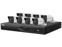 LaView 8 Channel DVR Security System with 8x Extreme HD 5MP Starlight Full Color Night Vision cameras