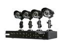 KGuard CA108-H02 4 Camera+8 Channel DVR with Remote Web / Mobile Phone Access (HD Sold Separately)