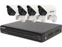 KGuard KG-OT801-4HW227A-500G 8 Channel DVR Security System & 4 Cameras 600 TVL with Smartphone and Tablet Remote viewing