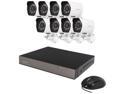 Zmodo ZM-SS718 8 CH NVR + 8 HD 720P Day/Night Outdoor sPoE IP Camera Smartphone Scan QR Code Quick Remote Access