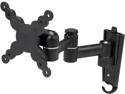 Rosewill RMS-MA2740 - 13" - 24" LCD LED TV Articulating Tilt & Swivel Wall Mount - Max. Load 40 lbs., VESA Up to 100x100mm, Black, Compatible with Samsung, Vizio, Sony, Panasonic, LG and Toshiba TV