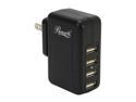 Rosewill 2 Amp 4 Port USB Wall Charger RUC-6180 for iPhone/iPod/iPad/MP3