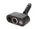 Rosewill RCP-A03TU Dual Cigarette Outlet Adaptor with Dual USB Port at 2 Amp