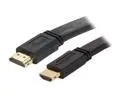 HDMI Flat Cable (3.3 FEET) Supports Ethernet, High Speed, 3D and Audio Return (Newest Version) Rosewill - Pellucid HD Series