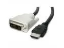 StarTech.com HDMIDVIMM50 50 ft. Black Connector A: 1 - 19 pin HDMI Male

Connector B: 1 - 19 pin DVI-D (Single Link) Male HDMI to DVI Digital Video Cable Male to Male