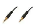 StarTech.com MU6MMS 6 ft Slim 3.5mm Stereo Audio Cable - M/M - 3.5mm Male to Male Audio Cable for your Smartphone, Tablet or MP3 Player
