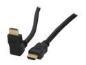 StarTech.com HDMMD6 6 ft. Black Connector A: 1 - HDMI (19 pin) Male
Connector B: 1 - HDMI (19 pin) Male 90-degree Down Angled High Speed HDMI Cable Male to Male