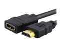 Insten 675810 3 ft. Black (1) HDMI Male / (1) HDMI Female High Speed HDMI Cable M/F Extension
