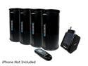 Audio Unlimited SPK-VELO-4KIT2 Premium 900MHz Wireless Indoor/Outdoor 4 Speakers System
