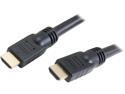 Coboc EA-CL2-HDAC-25-BK 25 ft. Black HDMI A Male to A Male Premium CL2 Rated 24AWG High performance  HDMI w/Ethernet  Cable Male to Male
