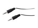 Coboc 2.5 ft. 3.5mm Stereo Male to Male Retractable Cable (Black)
