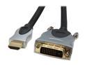 BYTECC 15-HMD 15 ft. Black HDMI male to DVI male HDMI Advanced High speed Male to DVI Male Cable Male to Male