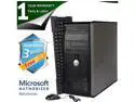 DELL Desktop Computer 745 Intel Core 2 Duo E6300 4GB DDR2 160GB HDD Windows 7 Professional 64-bit