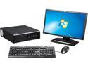 HP Elite 8000 [Microsoft Authorized Recertified] Small Form Factor Desktop PC + Monitor Bundle with Intel Core 2 Duo 3.0GHz, 4GB DDR3, 1TB HDD, DVDROM, Windows 7 Professional 64 Bit, 22" HP ZR22W Wide
