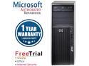 HP Desktop Computer Z400 Intel Xeon W3550 8GB DDR3 2TB HDD ATI Radeon HD 3450 Windows 10 Pro Multi-Language, English / Spanish