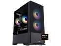 ABS Cyclone Ruby Gaming PC - Windows 11 - AMD Ryzen 7 9700X - GeForce RTX 5070 - DLSS 4 - AI-Powered Performance - 32GB DDR5 6000MHz - 1TB M.2 NVMe SSD - CR9700X5070