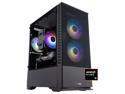 ABS Cyclone Ruby Gaming PC - Windows 11 - AMD Ryzen 7 7700X - GeForce RTX 5060 Ti 16GB - DLSS 4 - AI-Powered Performance - 32GB DDR5 6000 - 1TB M.2 NVMe SSD - CR7700X5060TI2