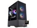 ABS Cyclone Ruby Gaming PC - Windows 11 - AMD Ryzen 7 7700X - GeForce RTX 5060 Ti 16GB - DLSS 4 - AI-Powered Performance - 32GB DDR5 6000 - 1TB M.2 NVMe SSD - CR7700X5060TI2
