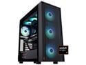 ABS Eurus Ruby Gaming PC - Windows 11 - AMD Ryzen 7 9800X3D - GeForce RTX 5080 - DLSS 4 - AI-Powered Performance - 32GB DDR5 6400MHz - 2TB M.2 NVMe SSD - ER9800X3D50807