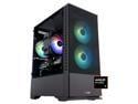 ABS Cyclone Ruby Gaming PC - Windows 11 - AMD Ryzen 7 9700X - Radeon RX 9060 XT - AI-Powered Performance - 32GB DDR5 6400MHz - 1TB M.2 NVMe SSD - CR9700X9060XT16GB2